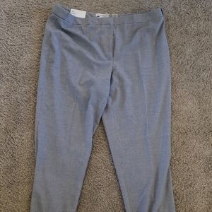 Women’s Calvin Klein Highline Pant Navy Taper Leg Size 12 Ankle Length